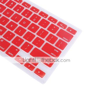 EUR € 4.41   silicio cubierta del teclado QWERTY para mac book (rojo