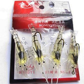 Macia Lure noctilucentes Camarão Isca 5G 40MM (4 unidades / Pack