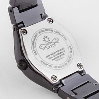 USD $ 41.49   Unisex Ceramic Analog Quartz Wrist Watch (Black),