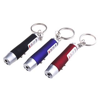 em 1 laser vermelho + branco + luz luz UV keychain levou lanterna (3