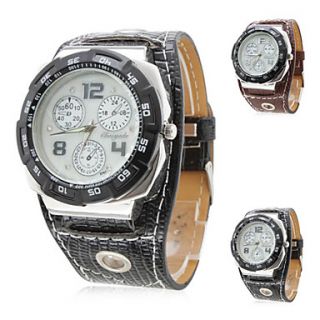 EUR € 6.43   unisex s pu analog quartz armbåndsur (assorterede