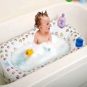 Inflatable Travel Baby Bath Tub New