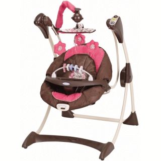 Graco Silhouette Musical Baby Swing Lily Pink 1761304 Brand New