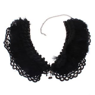 USD $ 10.49   Fur Collar Detachable Collar Necklace,