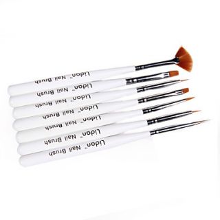 USD $ 5.49   7pcs Nail Art Brushes With White Handle,