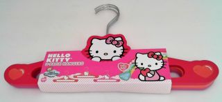 Sanrio 3 Pack Hello Kitty Wooden Hangers Infant Child Children Kids