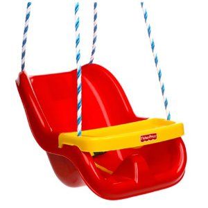 Fisher Price Infant to Toddler Outdoor Swing in Red