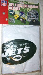   Jets giant inflatable helmet official NFL football NWT wearable osfm