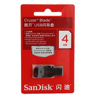 USD $ 9.49   4GB SanDisk Cruzer® Blade USB Flash Drive (Black),