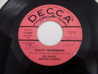  Haley Comets 1960 Decca Promo Strictly Instrumental Music Music