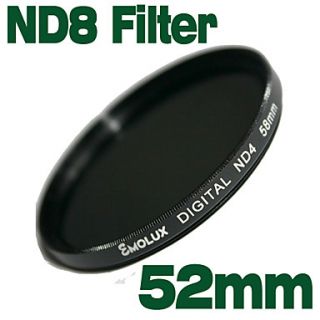 EUR € 18.30   emolux densità neutra 52 millimetri filtro ND8