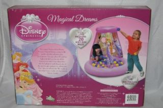 New Disney Princess Magical Dreams Inflatable Ball Pit Tent