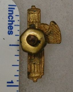  Vintage Single Italian Fascist Collar Device Lapel Pin Insignia
