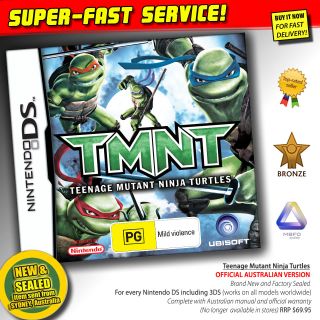New TMNT Game for Nintendo DS Teenage Mutant Ninja Turtles DSi XL DSi