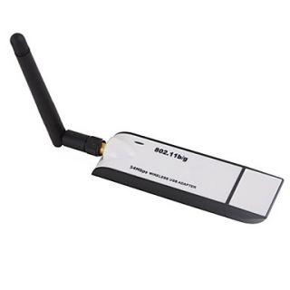 EUR € 14.99   usb 54 Mbps 802.11b / g Wi Fi dongle + afneembare