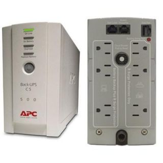 New APC Back UPS CS 500VA Computer Battery High Power Surge Protector