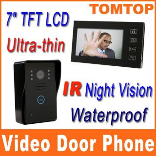  Door Phone Doorbell IR Nightvision Waterproof Intercom System