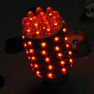 USD $ 16.29   2 Amber LED Car Bulbs with 57 LEDs Each for Indicator
