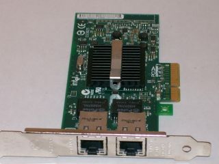 Intel Pro 1000 PT Dual Port Gigabit PCIe Server Adapter Network Card