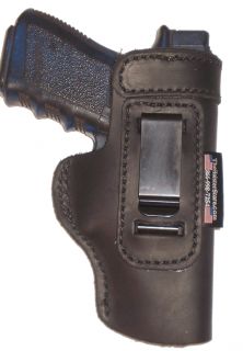 Springfield XDS Inside The Waistband Holster Leather Black Right Hand
