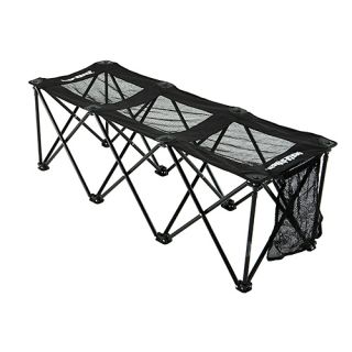 Insta Bench 3 Seater Sports Portable Folding Mesh Bench & Carry Bag