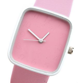EUR € 3.58   Mode Quarz Armbanduhr mit rosa pu Band, alle Artikel