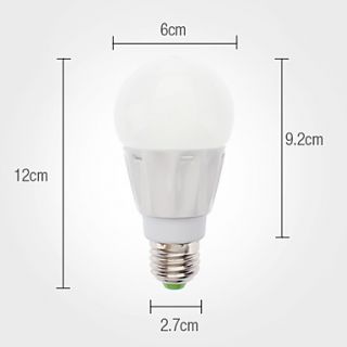 USD $ 12.59   E27 7W 550 580LM 5800 6300K Natural White Light LED Ball