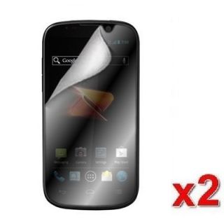 2X Invisible Clear LCD Screen Protector Guard Film ZTE Warp Sequent