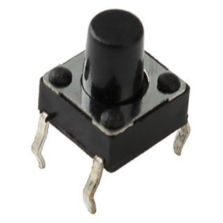 EUR € 3.58   4 pins tact switch (100 stuks een pak, 6x6x9.5mm