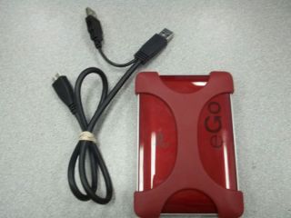Iomega Ego 500 GB External 35312 External Hard Drive Ruby Red