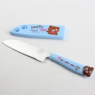 USD $ 2.59   Cute Bear Pattern Fruit Paring Knife,