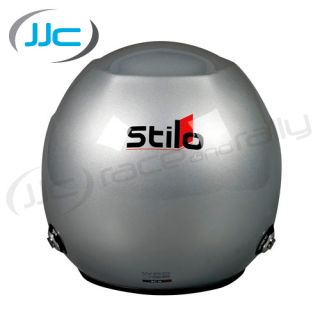 Stilo WRC Des Rally Helmet Intercom Large 59cm Silver