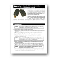 Intelix AVO V1 PAIR F Composite Video Balun Set, Installation Manual
