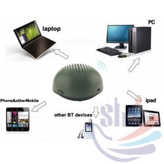  Bluetooth Music Speaker for iPhone iPad Tablet PC Green