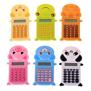 USD $ 4.59   Rotated Lid Cartoon Plastic Calculator,