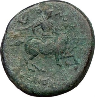 Colophon Ionia 320BC Apollo Horseman RARE Ancient Greek Coin