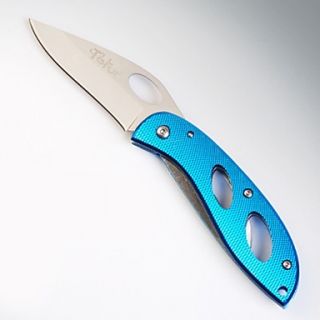 USD $ 15.59   Pekut Carbon Steel Portable Manual Release Folding Knife