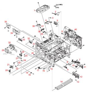 HP LaserJet 2400 2420 2430 Power Supply Engine Controller RM1 1516 RM1