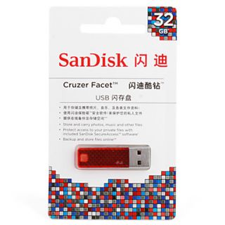 EUR € 37.62   32 GB SanDisk Cruzer Facet USB 2.0 Flash Drive, Gadget