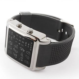 EUR € 14.62   elegant ledde flerfärgad bakgrund siffran armbandsur