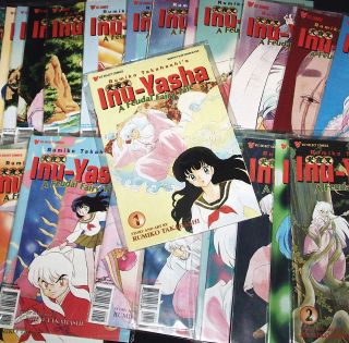 INU YASHA Rumiko Takahashi 5 COMPLETE SERIES LOT OF 66 Viz comics