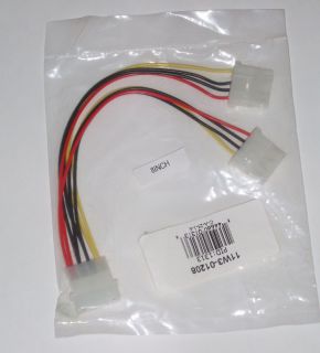 Pin IDE Internal Power Molex Y Splitter Cable