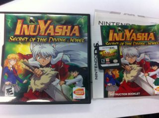 InuYasha Secret of The Divine Jewel Nintendo DS 2007 Complete