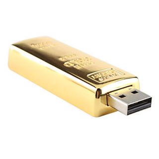 EUR € 10.66   8GB Gold Bar USB 2.0 Flash Drive, livraison gratuite