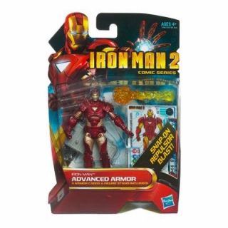 Iron Man 2 Comic Series 4 Inch Action Figure #32 Advanced Armor Iron