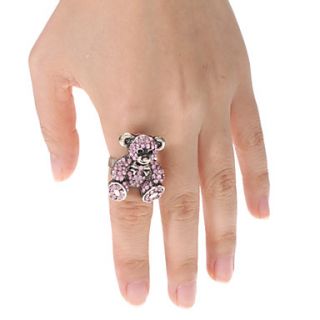 EUR € 3.67   Mini Forma Oso totalmente ajustable anillo de piedras