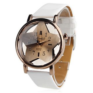 USD $ 7.69   Unisex PU Analog Quartz Wrist Watch (Assorted Colors