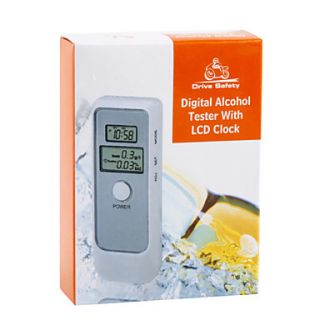 EUR € 9.65   LCD digitale etilometro alcol tester con orologio