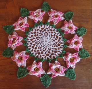 hit the irish rose lacy crochet jack pot this morning at my