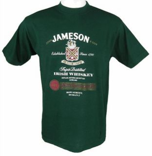 Jameson Irish Whiskey Green T Shirt